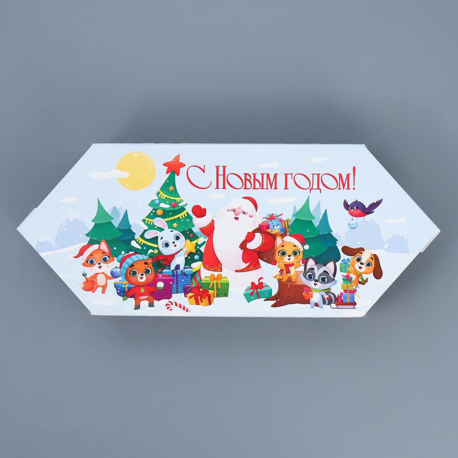 Сборная коробка-конфета Дарите Счастье "Новый год", 14 х 22 х 8 см - фото 4