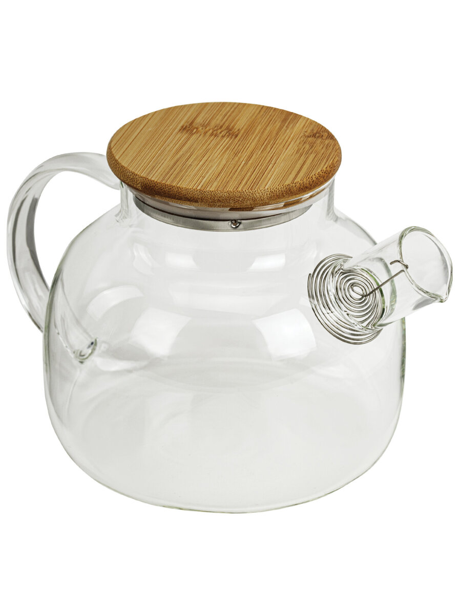 Чайник заварочный DASWERK стеклянный с ситечком жаропрочный 900 мл - фото 8