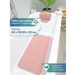 Коврик для ванной VILINA розовый 22 x 43 см 1 шт.