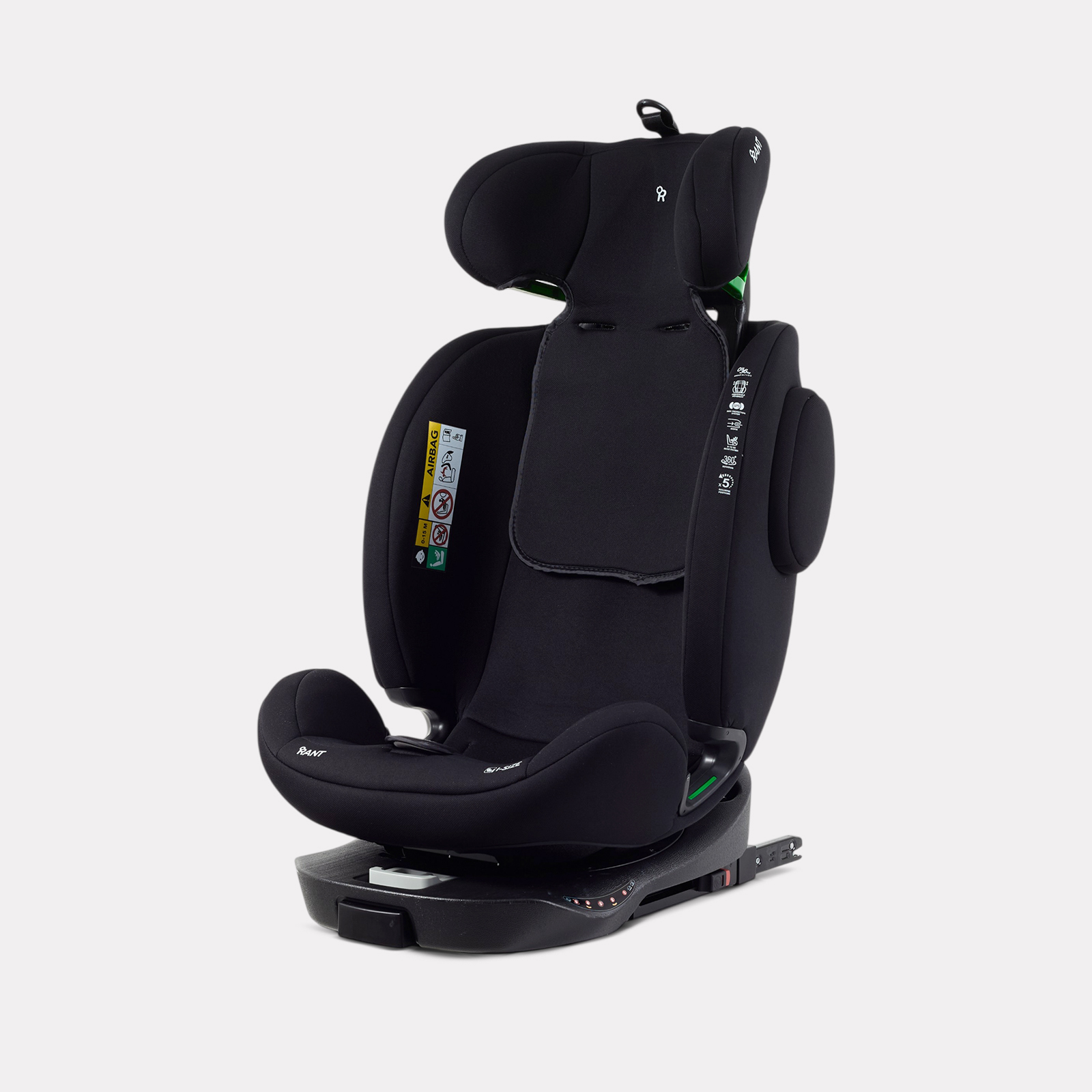 Автокресло Rant Basic Dynamic Isofix 0+/1/2/3 (0-36 кг) черный - фото 14
