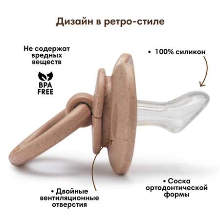 Пустышка Elodie силикон классическая от 0 мес. 1 шт.