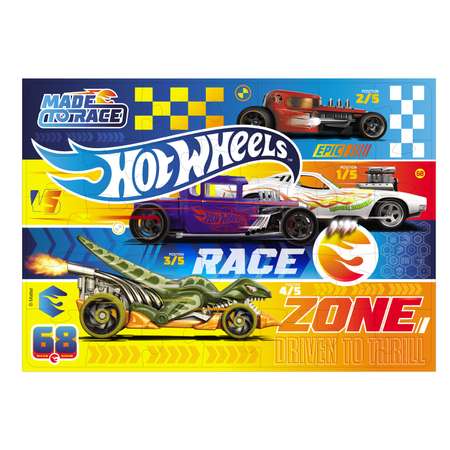 Пазл ORIGAMI Hot Wheels классический в ассортименте