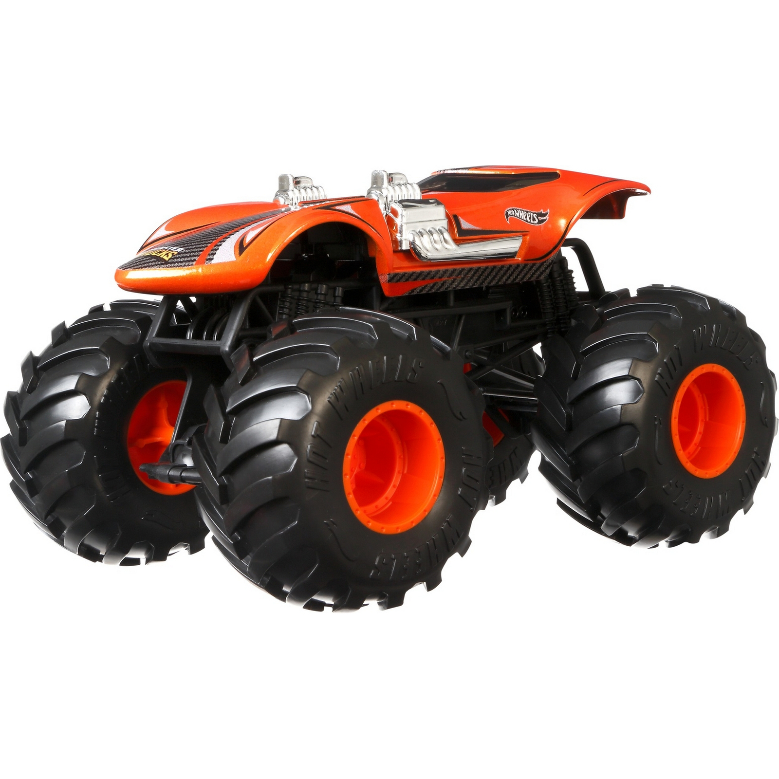 Автомобиль Hot Wheels Monster Tracks 1:24 FYJ83/GJG70 - фото 1