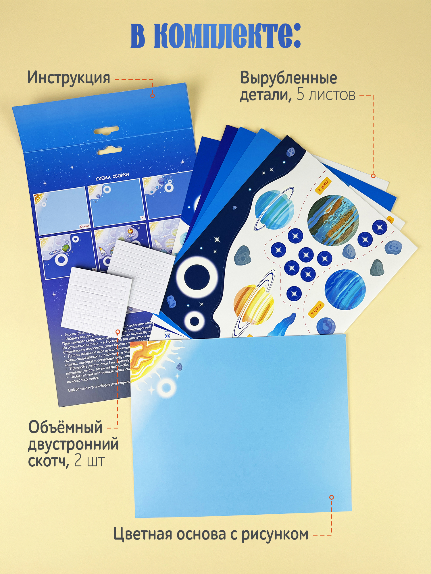 Аппликация Дрофа-Медиа Парад планет - фото 2