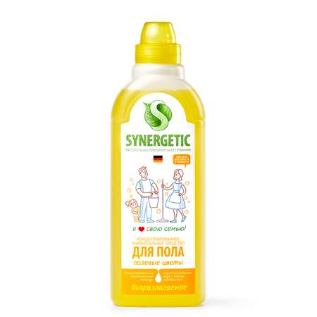 Средство для мытья полов SYNERGETIC Полевые цветы 750 мл
