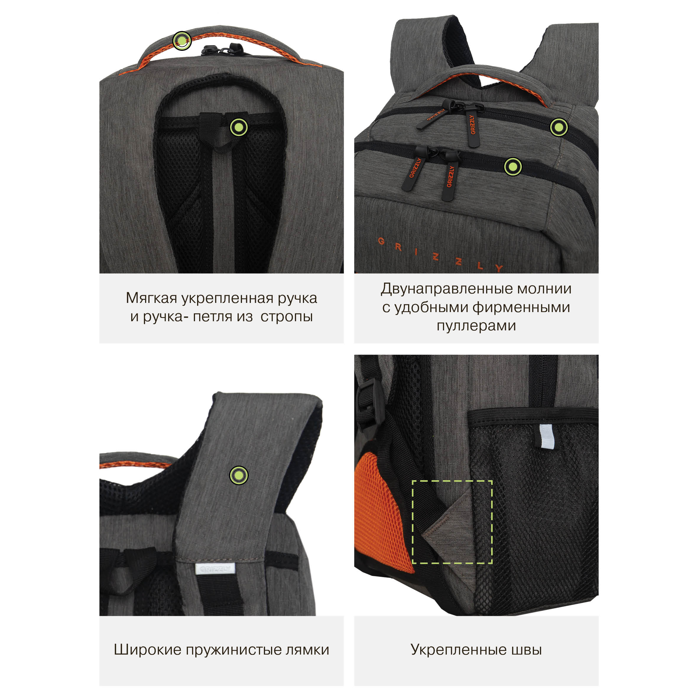Рюкзак Grizzly для мальчика - фото 11