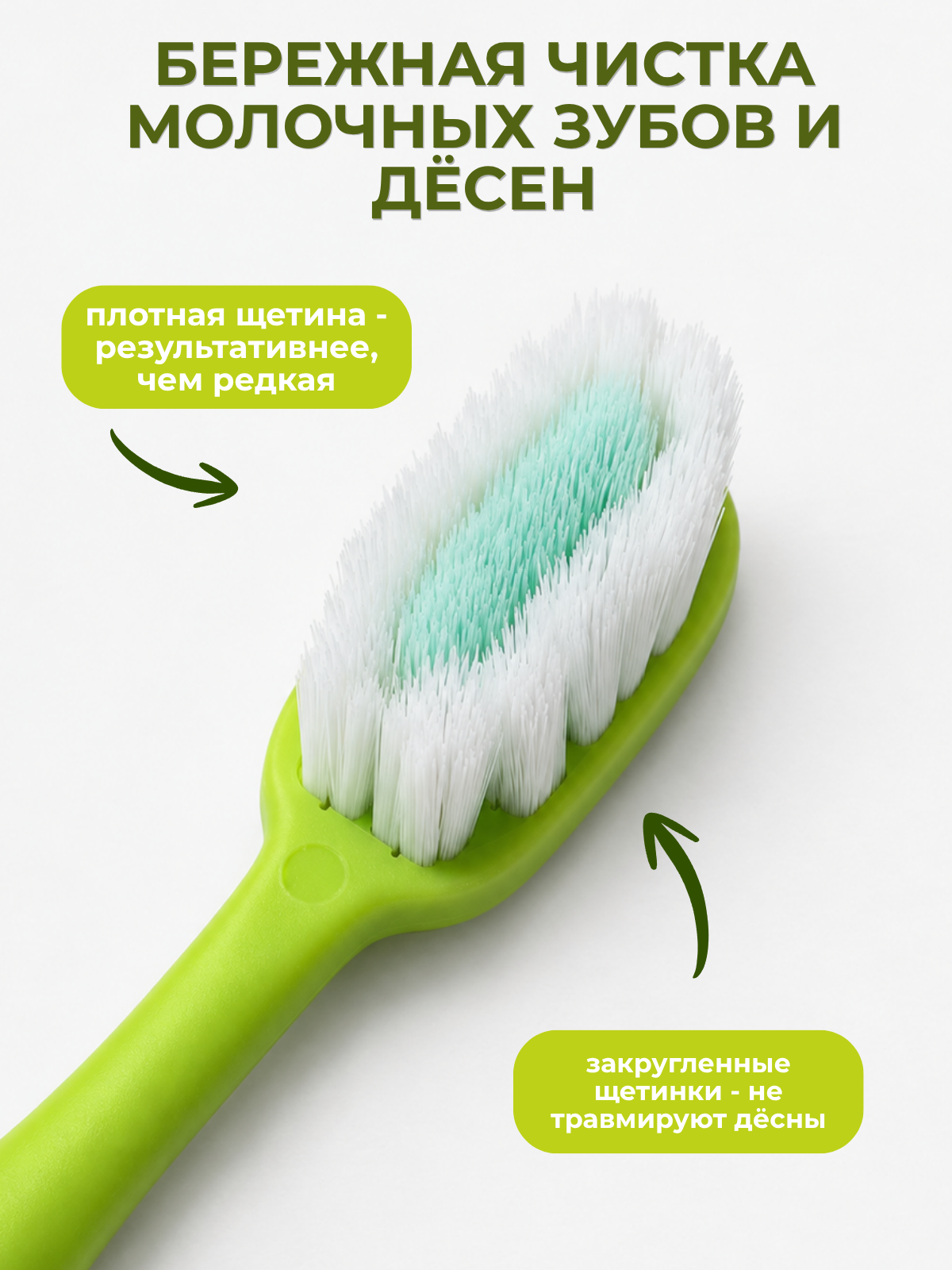 Зубная щетка классическая Чистый Зуб от 2 лет 1 шт. - фото 3