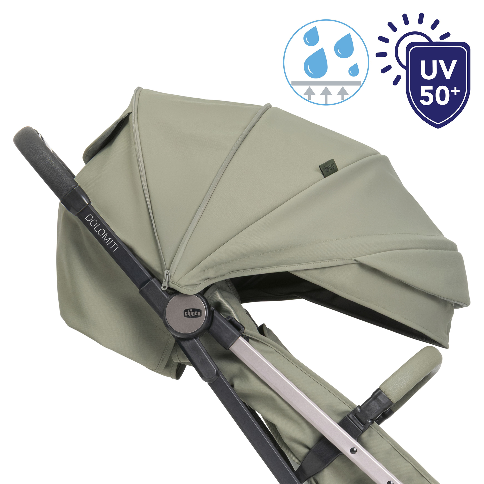 Коляска прогулочная Chicco Dolomiti от 0 до 4 лет Meadow зеленый - фото 9