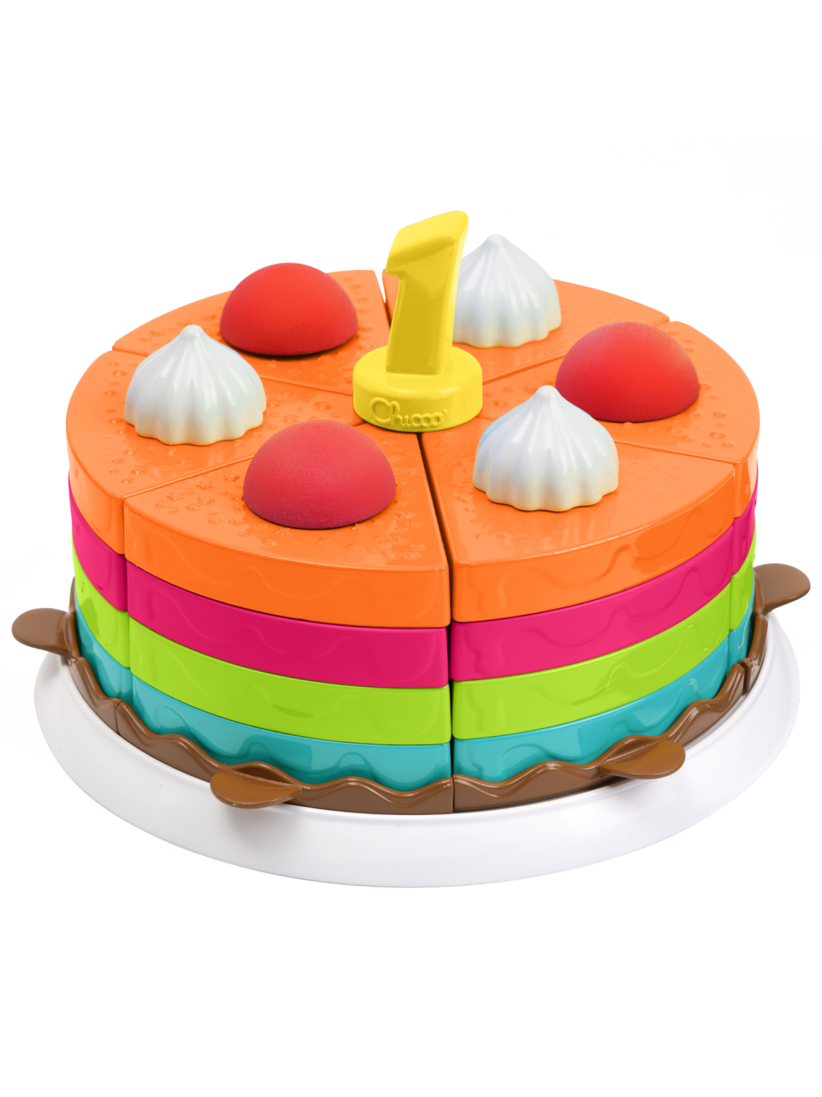 Конструктор Chicco Торт "Радуга" 42 дет. - фото 12
