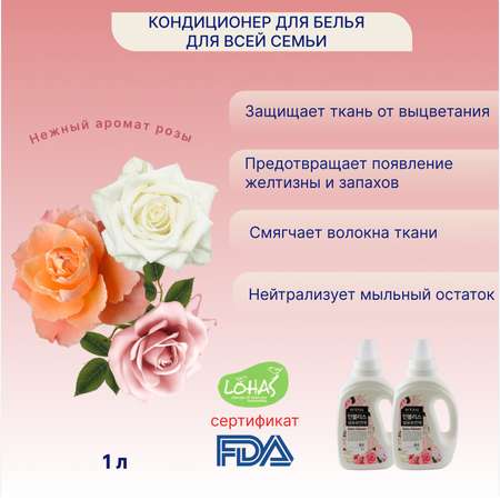 Кондиционер для белья Enbliss Роза 1 л