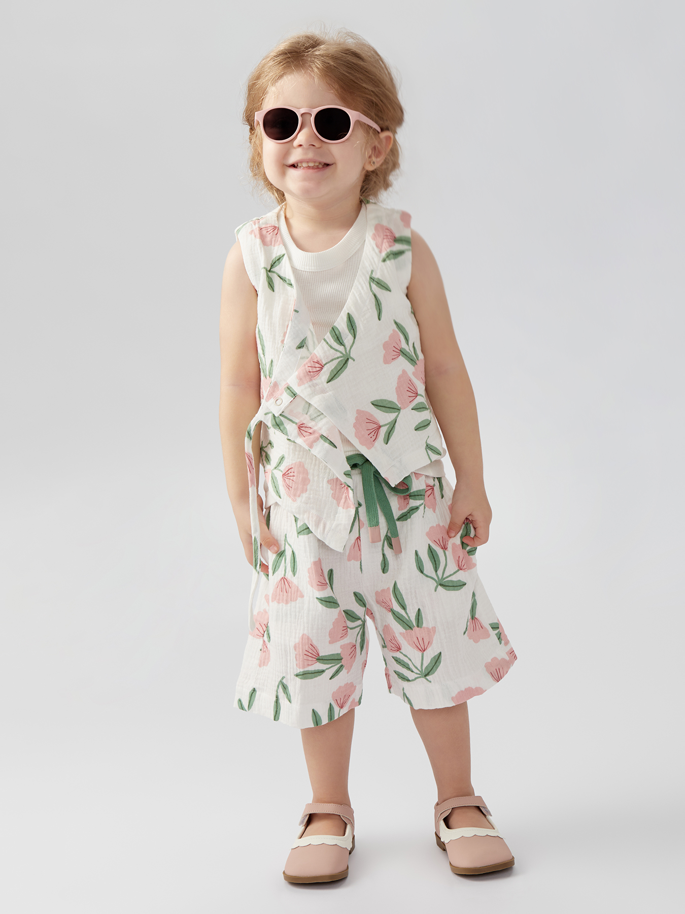 Халат Happy Baby 88194_pink flower - фото 18