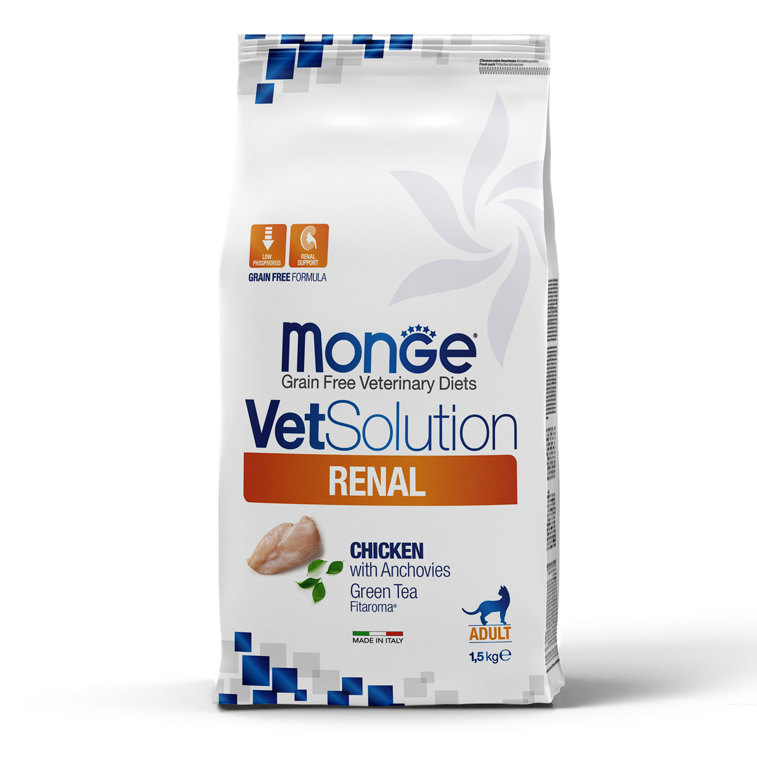 Корм для кошек диетический MONGE VetSolution Cat Renal Ренал при ХПН 1.5кг - фото 5