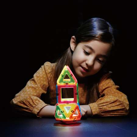 Конструктор Magformers Neon Led set магнитный