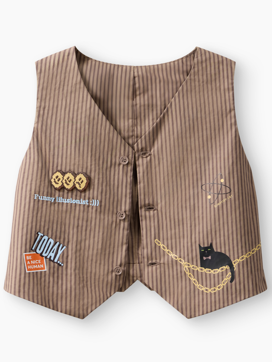 Жилет Happy Baby 88709-1_chocolate-strip - фото 3