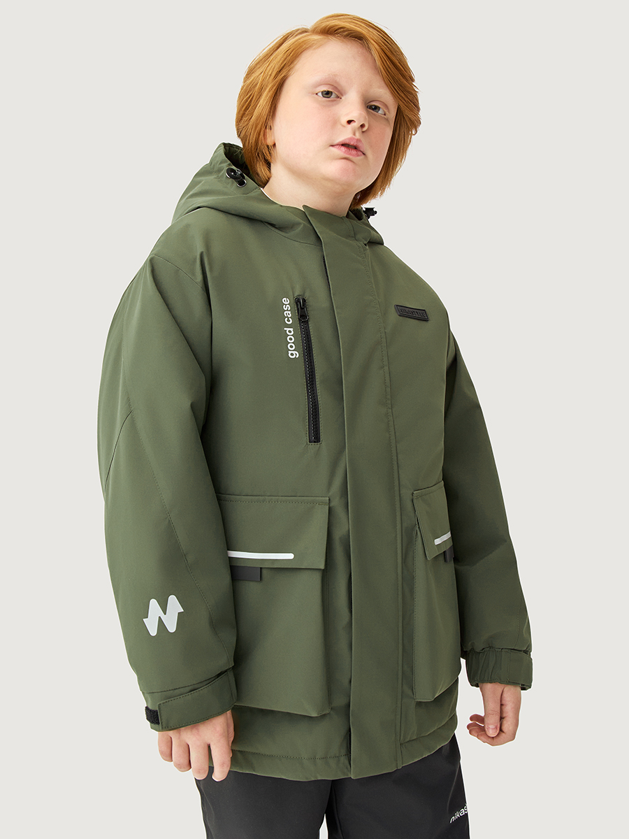 Парка NIKASTYLE п4м4326 хаки - фото 5