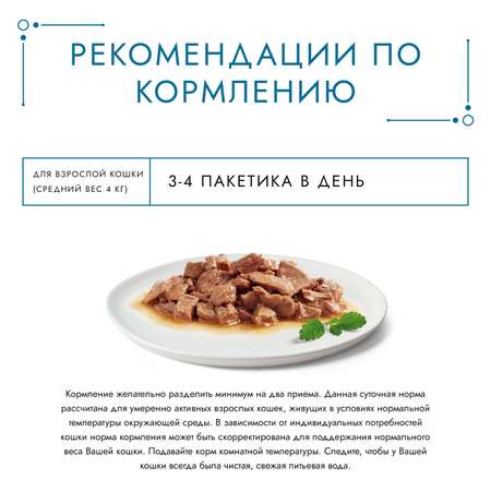 Корм для кошек Гурмэ 75г Нежное филе с лососем в соусе