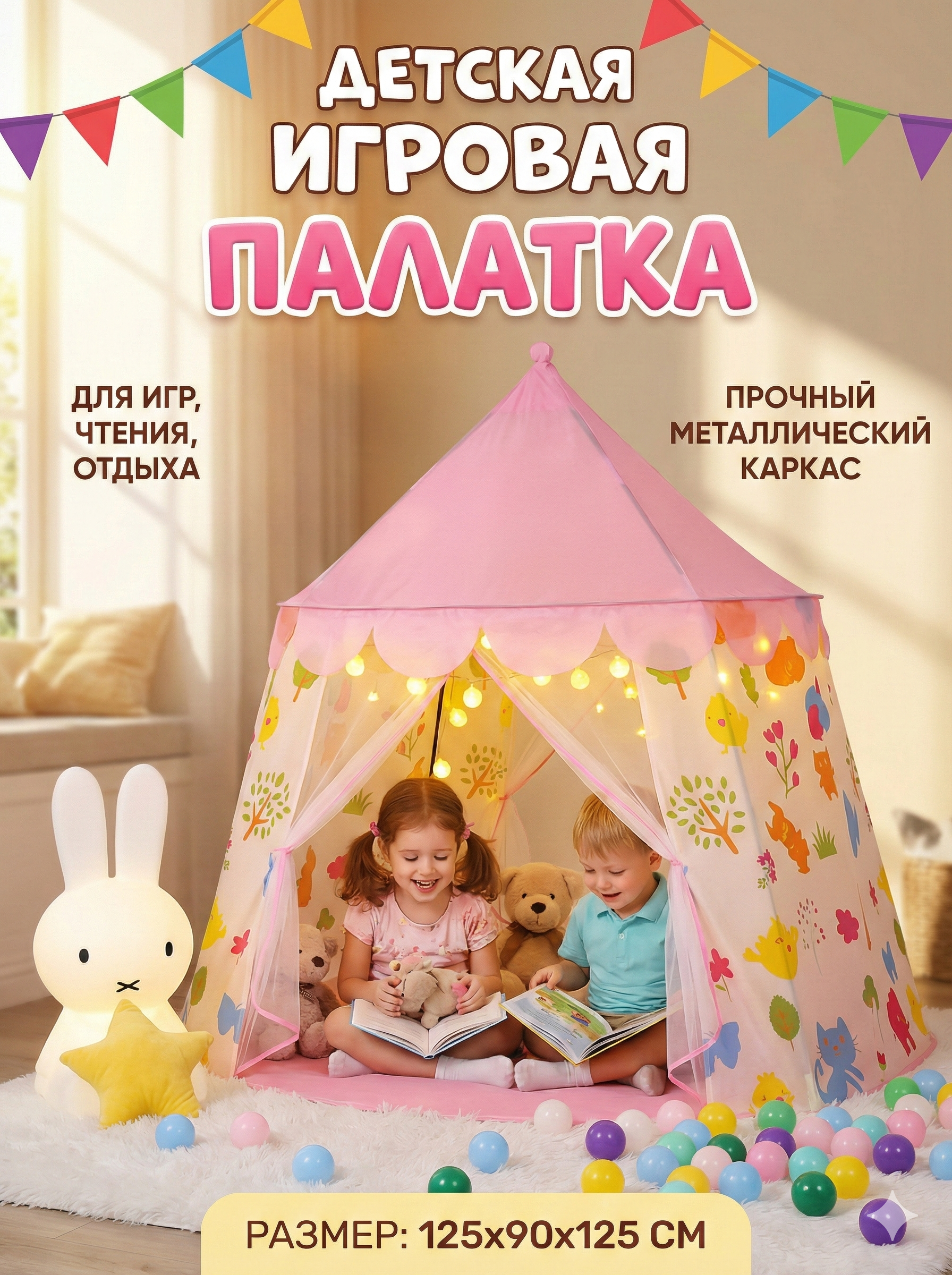 Палатка SHARKTOYS Шатер полянка - фото 1