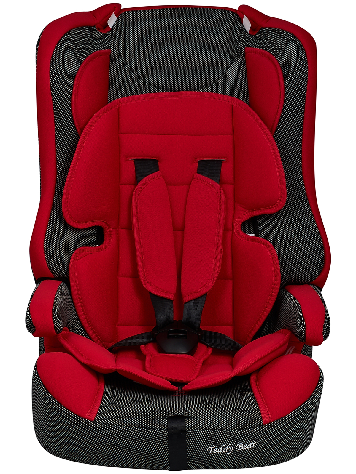 Автокресло Teddy Bear 513R/17 red-black dot 1/2/3 (9-36 кг) красный - фото 1