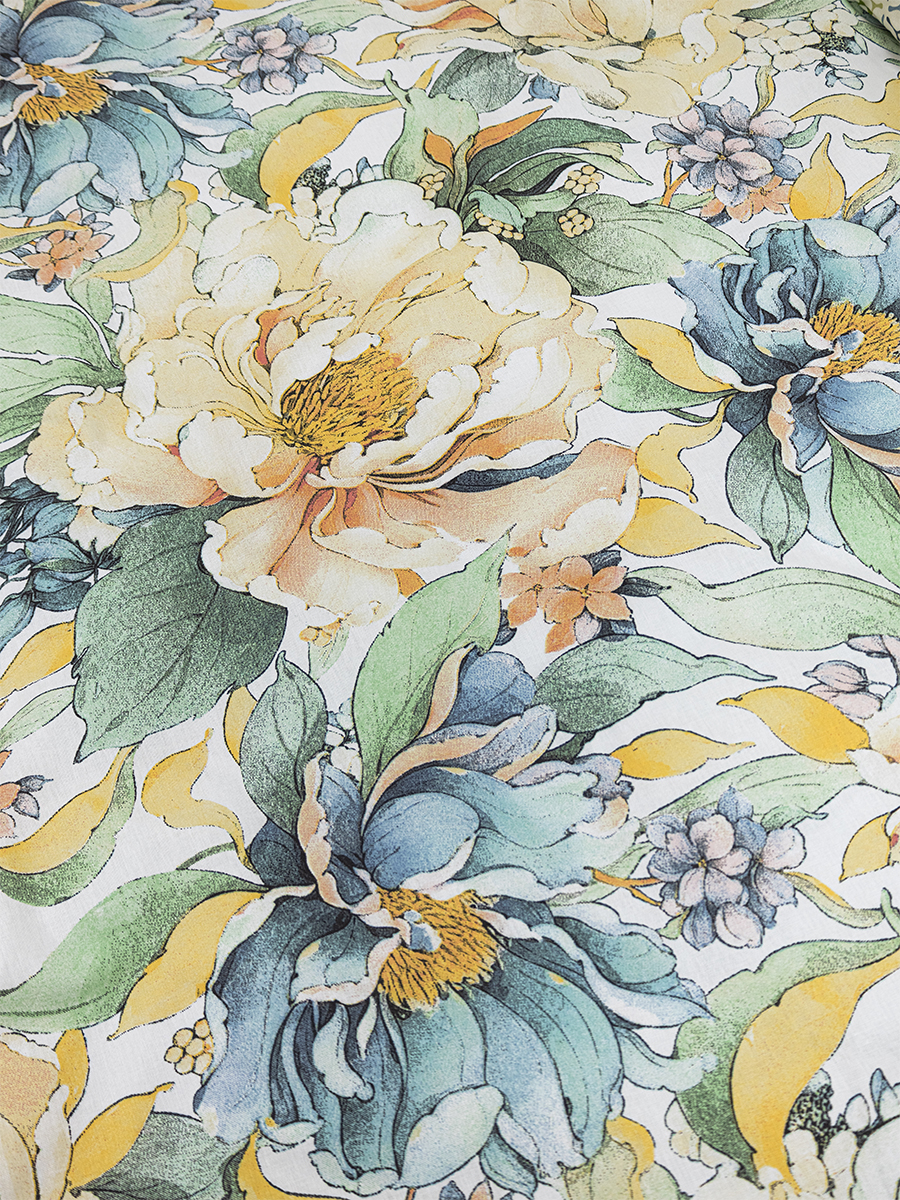 Комплект постельного белья BRAVO Фиори полутораспальный 4 предм. - фото 9