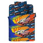 Комплект постельного белья Павлинка Hot wheels бязь 1.5 сп гонки
