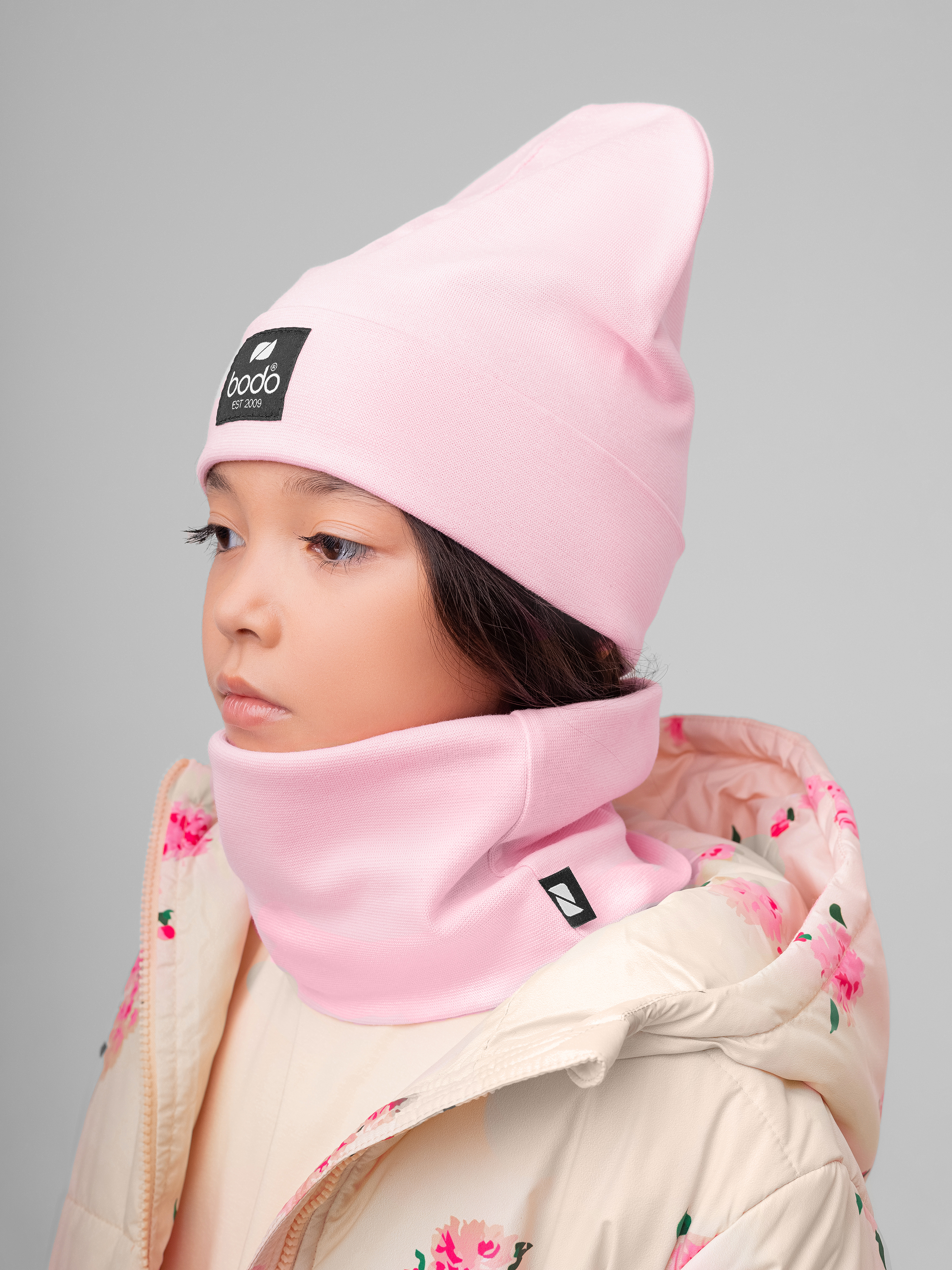 Шапка и снуд Bodo 13-161MU_светло-розовый - фото 3