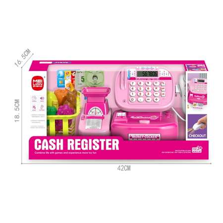 Игровой набор Рыжий кот касса, продукты