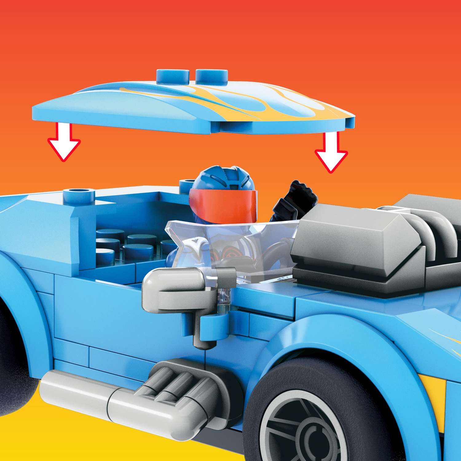 Конструктор Mega Construx Hot Wheels Автовоз 355 дет. - фото 6