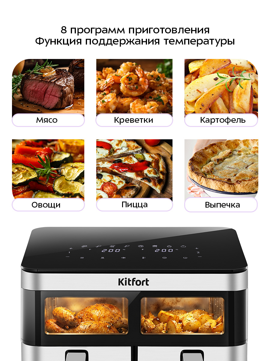 Аэрогриль KITFORT КТ-8110 - фото 3