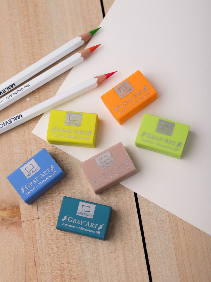 Ластик Малевичъ Лайм 6 шт. - фото 7