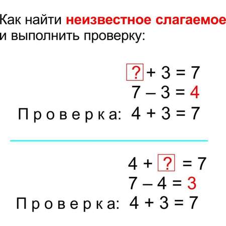 Карточки Учитель Арифметические действия