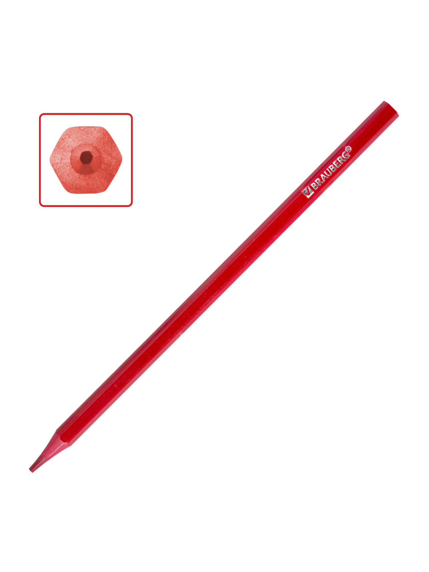 Карандаши цветные Brauberg 12 шт. - фото 12