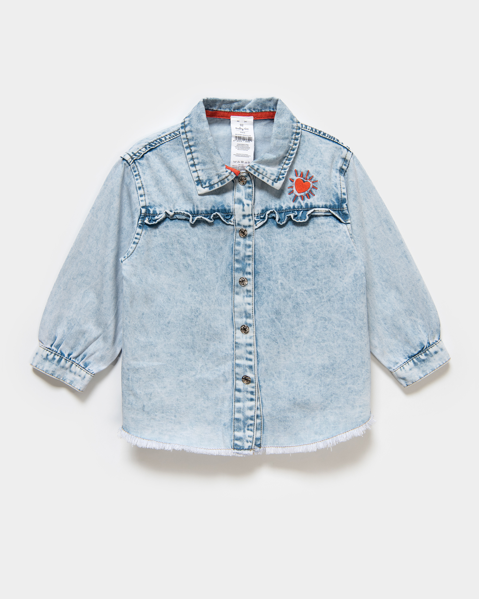 Джинсовая рубашка Baby Go Trend S25BT-2DO01ig-55 - фото 2