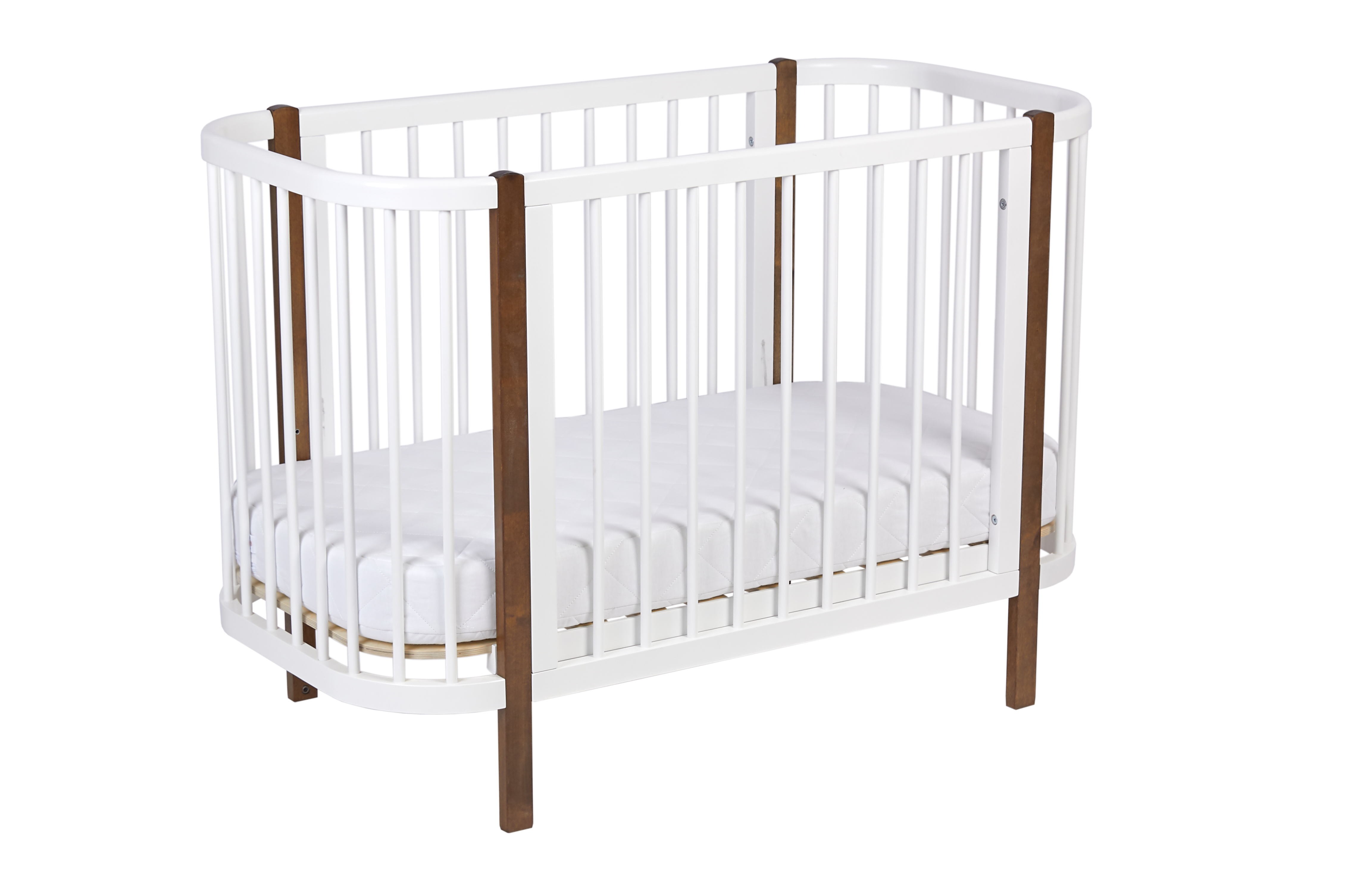 Детская кроватка Polini kids прямоугольная, продольный маятник - фото 15