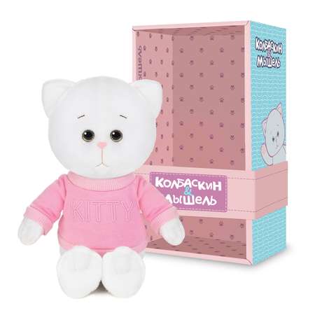 Игрушка мягкая Колбаскин и Мышель котик Колбаскин&Мышель 20 см