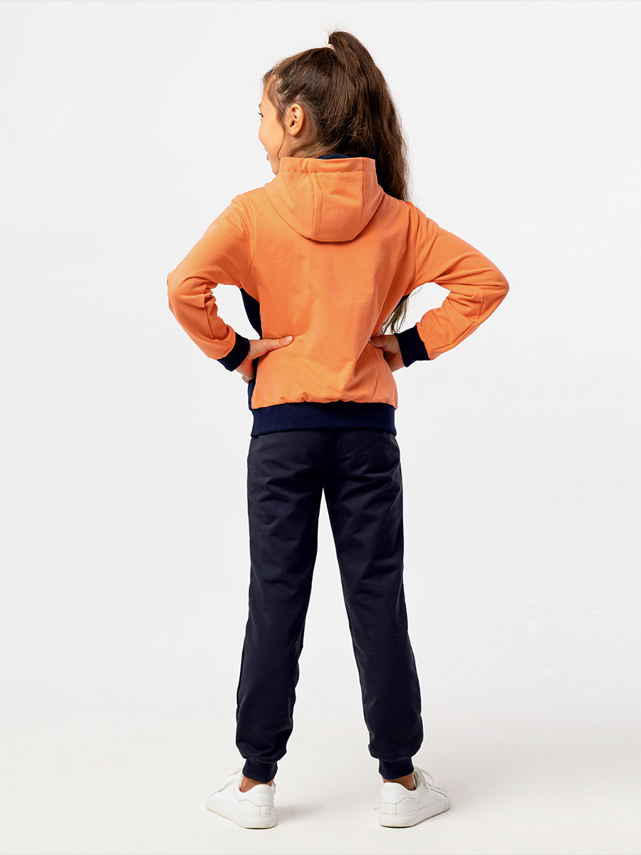 Спортивный костюм RODOS М-258/темно-синий_персиковый - фото 4