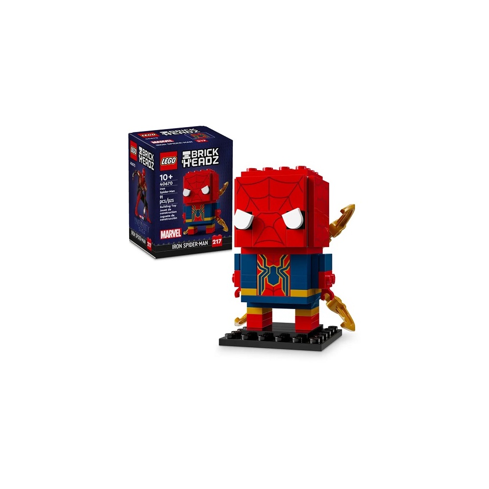 Конструктор LEGO BrickHeadz Железный Человек-Паук 40670 - фото 1
