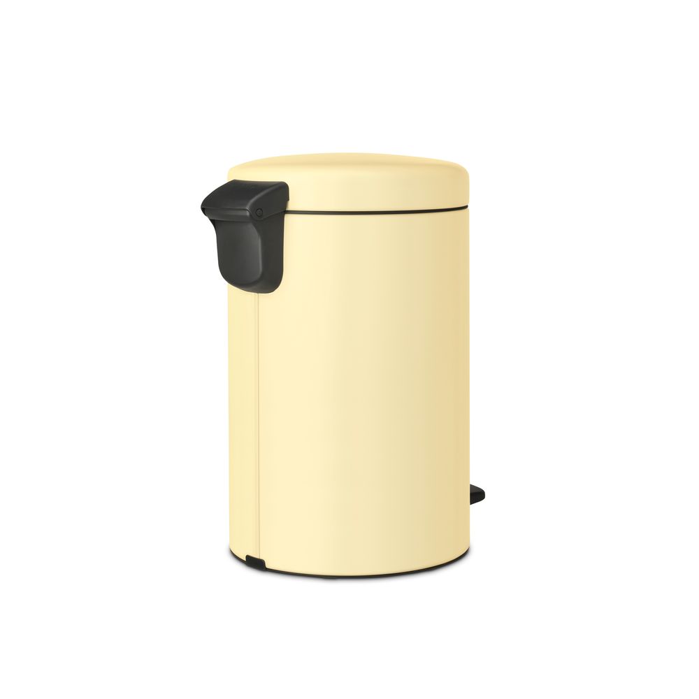 Бак мусорный Brabantia NewIcon с педалью ванильно-желтый 12л 233807 - фото 3