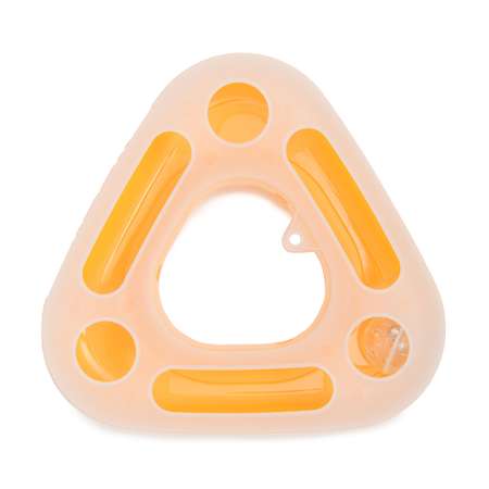 Игрушка для кошек Barbaks Треугольник–трек с пером 16*15*8см оранжевый