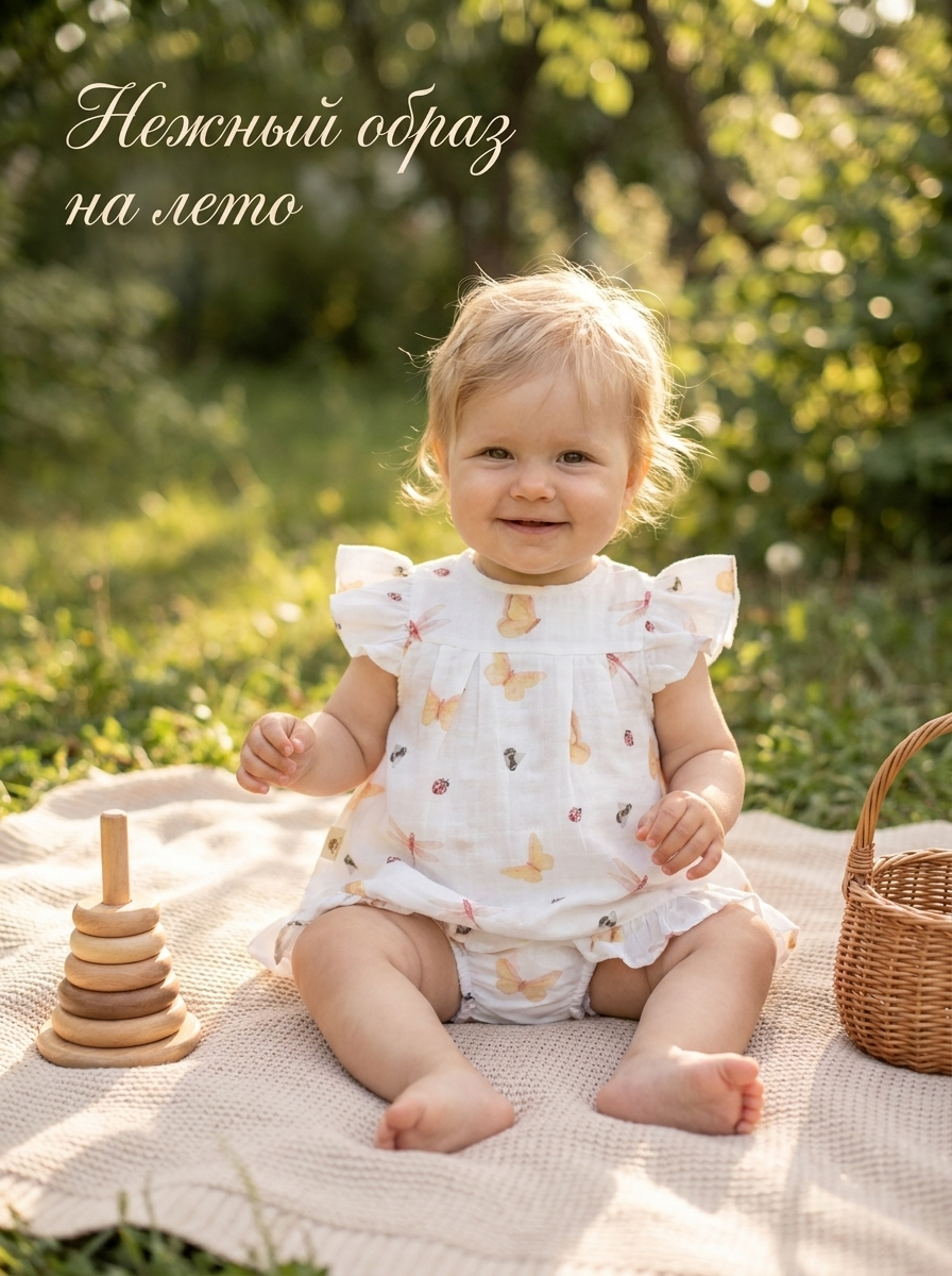 Платье Сонный ежик Платье_бабочка - фото 5