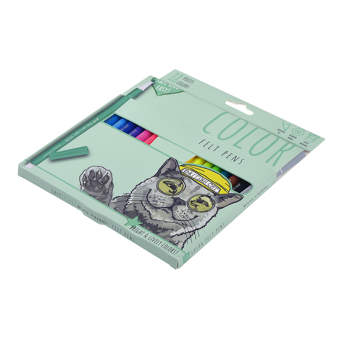 Фломастеры Bruno Visconti 18 цв. - фото 3