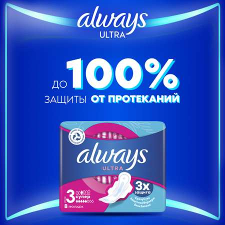 Прокладки ALWAYS Ultra Super 8шт