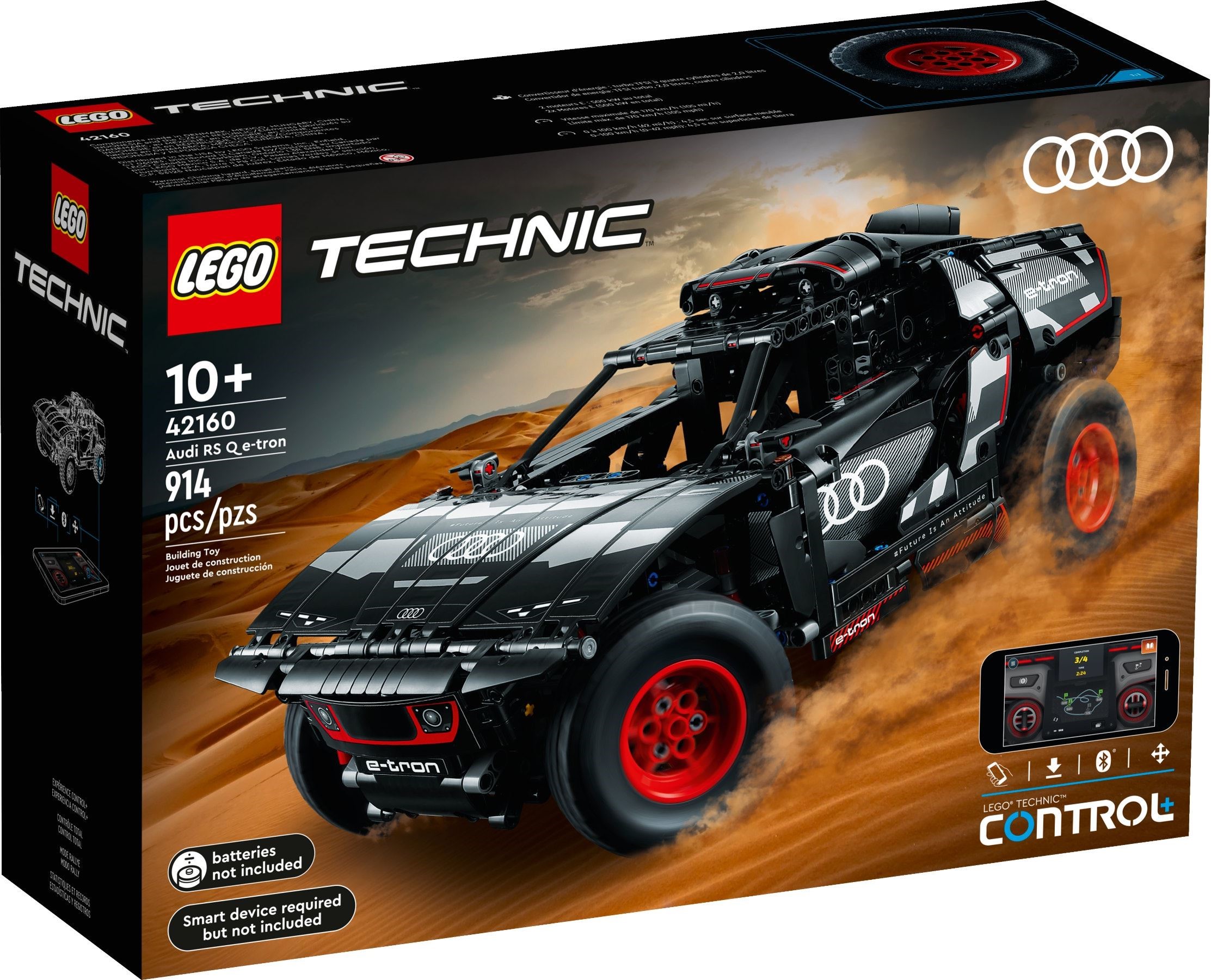 Изображение товара Конструктор LEGO Technic Audi RS Q e-tron 42160 252 детали для моделирования авто