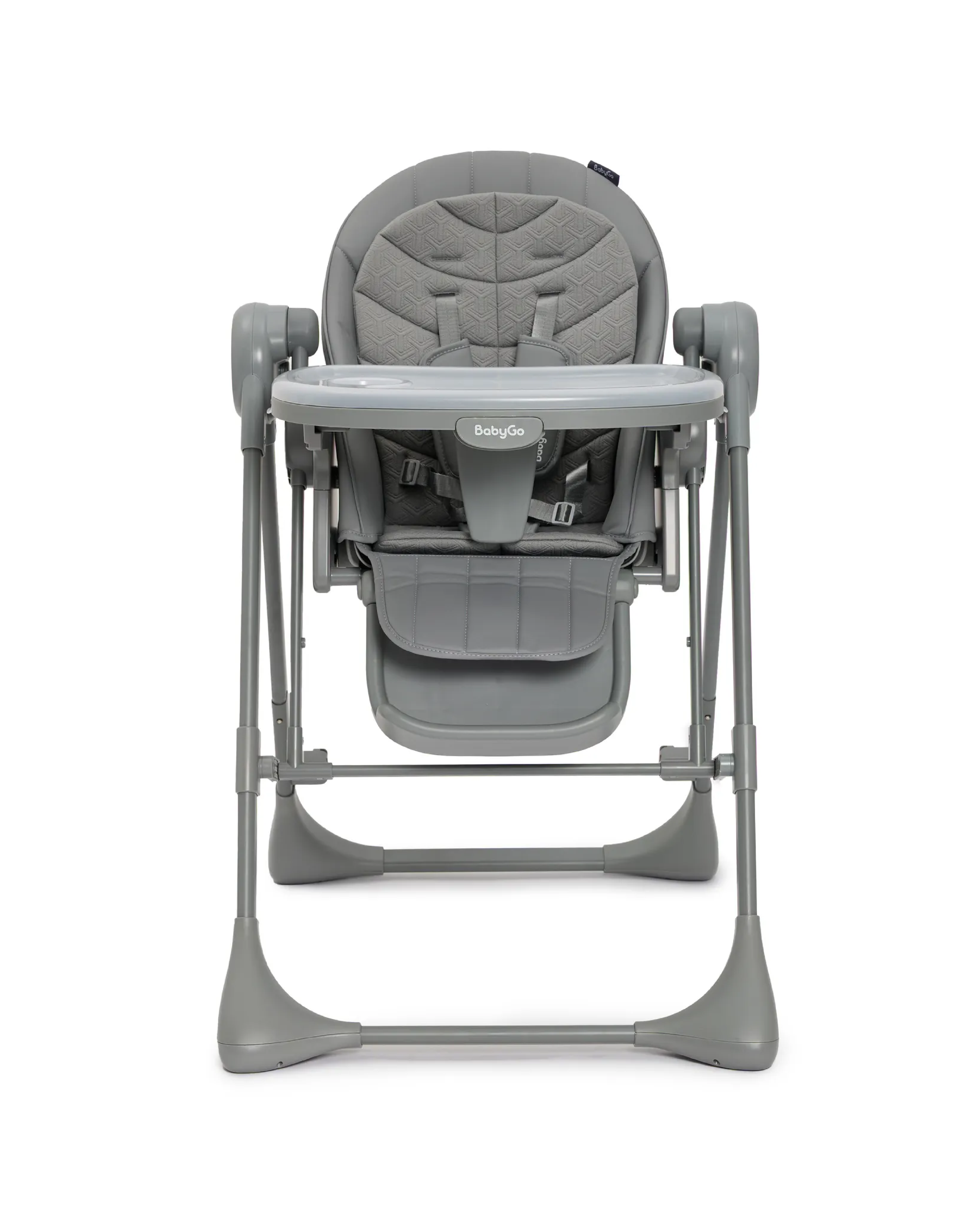 Стульчик для кормления BabyGo Huggi grey серый - фото 23