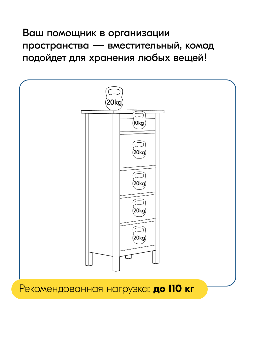 Комод IKEA КЫМОР - фото 6