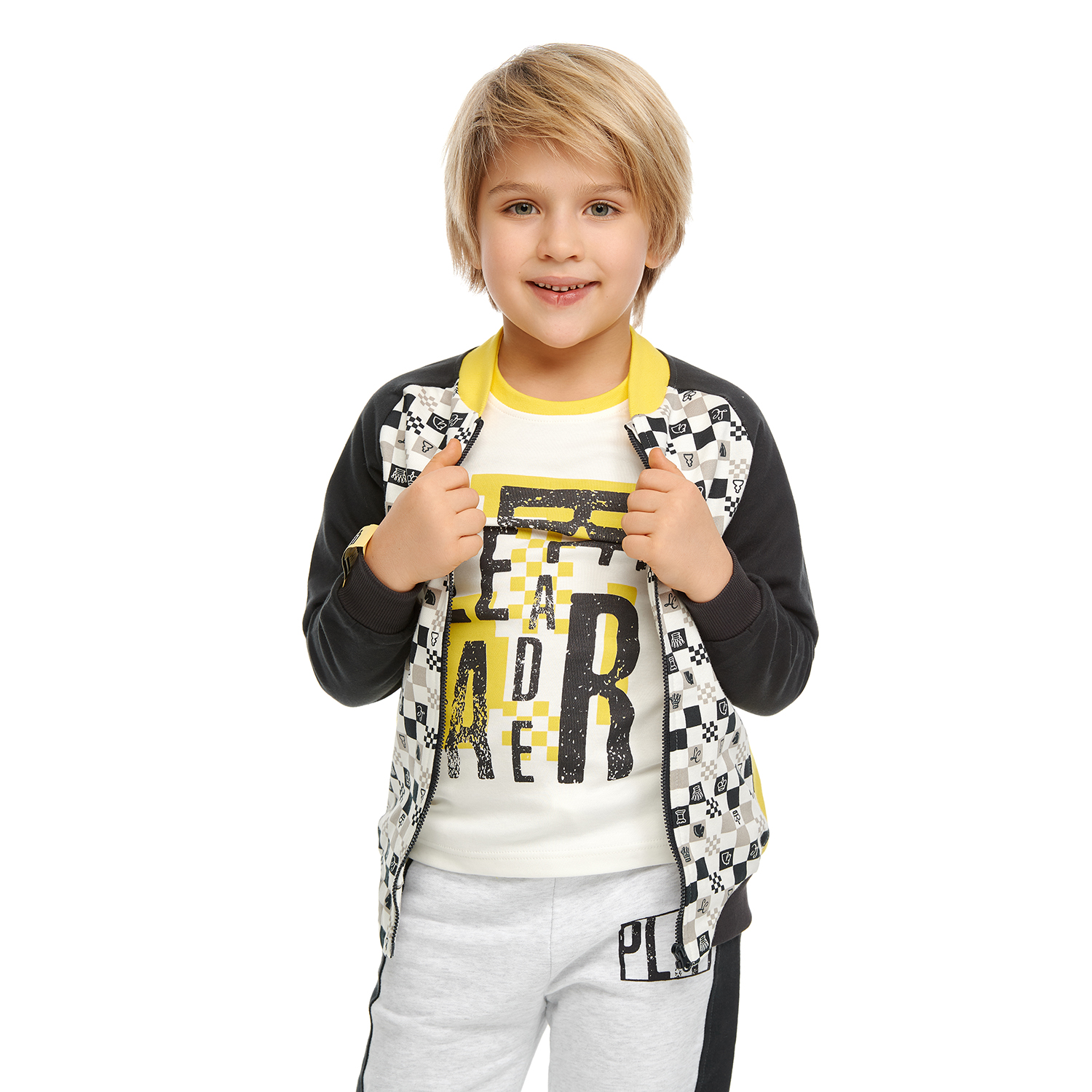 Футболка Lucky Child 95-26/2-7/молочный - фото 7