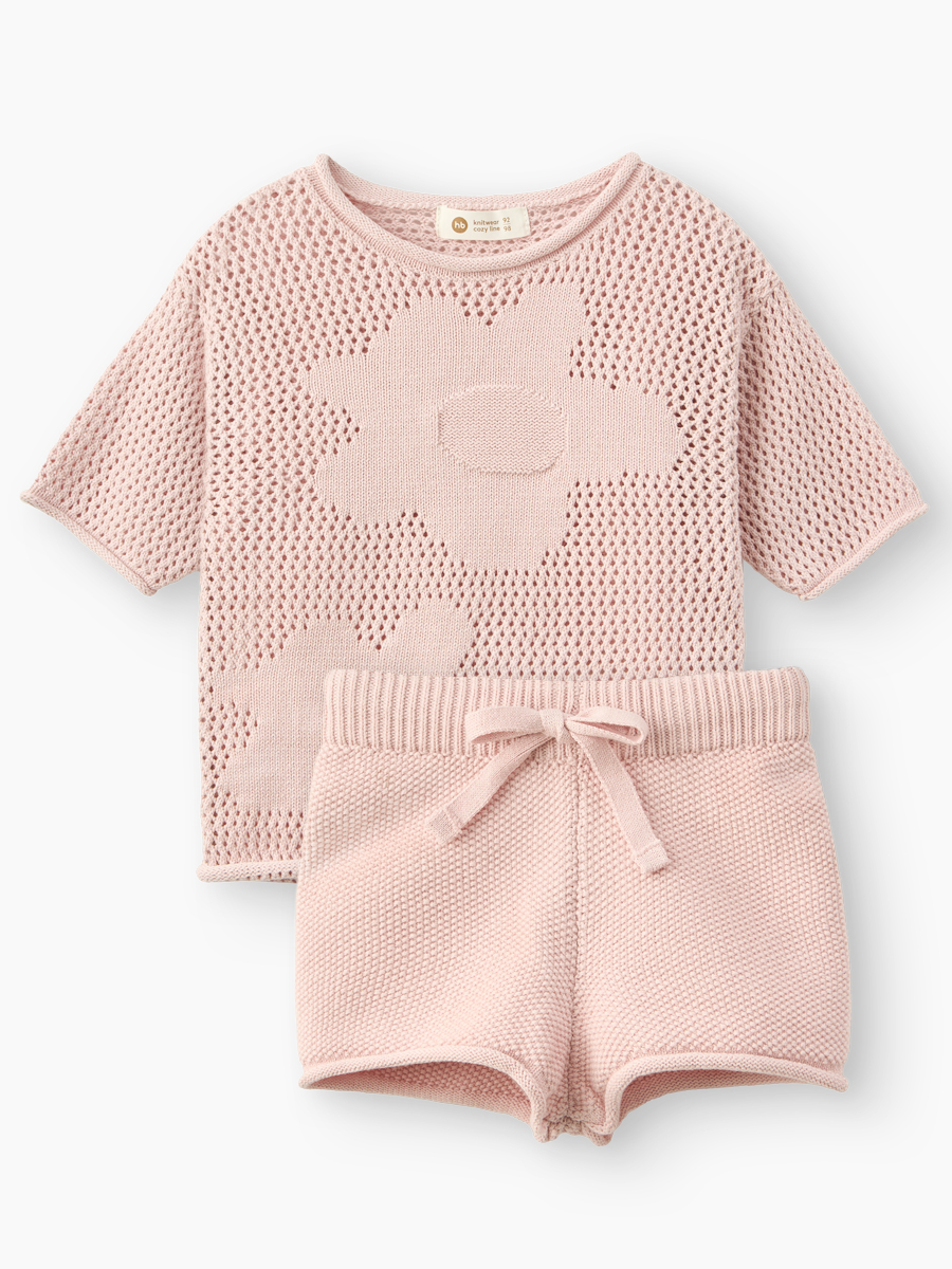 Футболка и шорты Happy Baby 88595-1_pink - фото 17