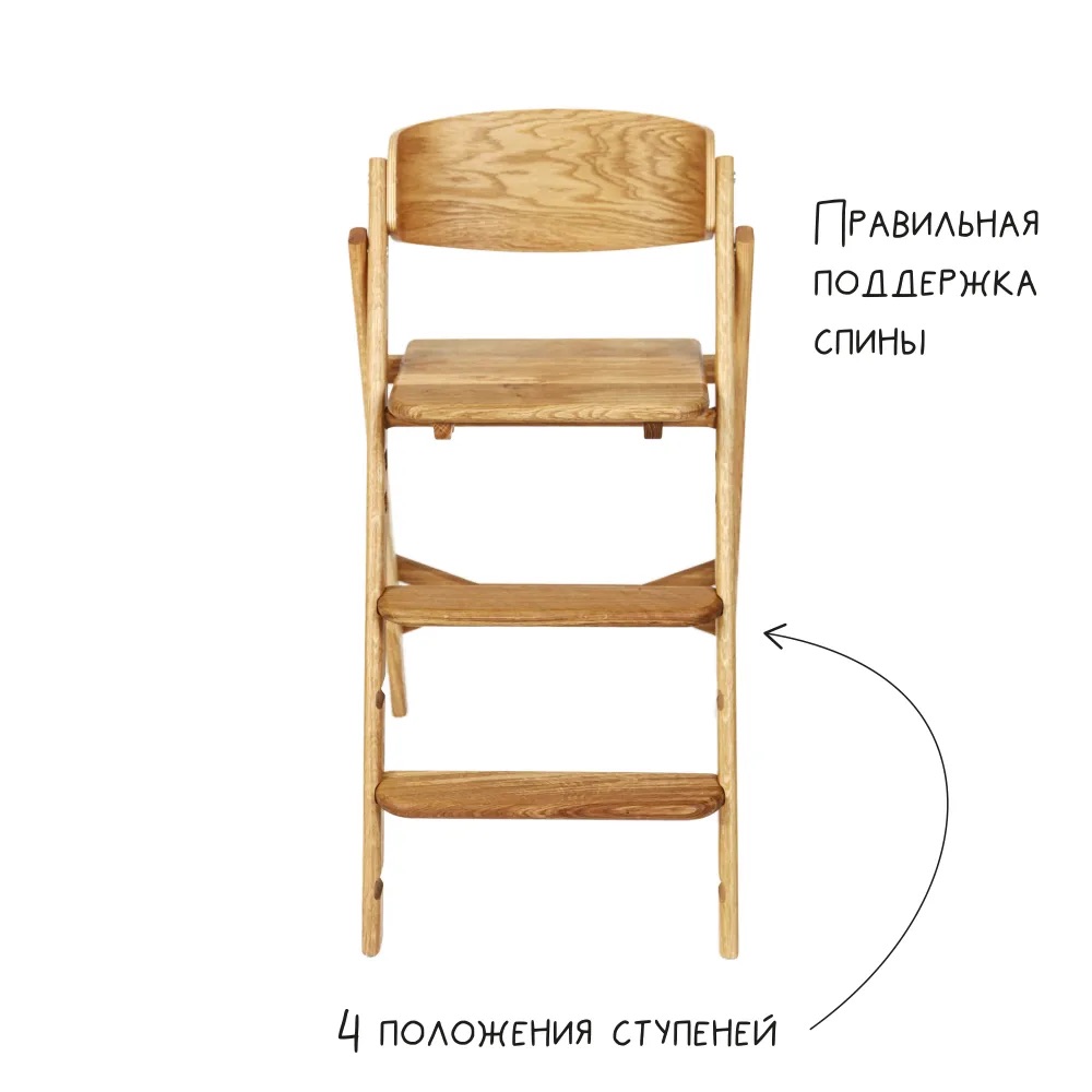 Стульчик для кормления Klapp Kids Klapp Kids high-chair трансформер - фото 4