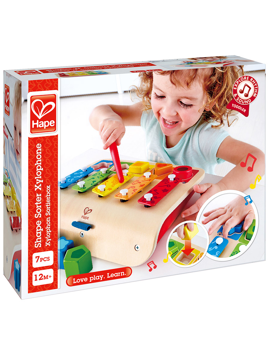 Игрушка музыкальная Hape Сортер ксилофон - фото 8
