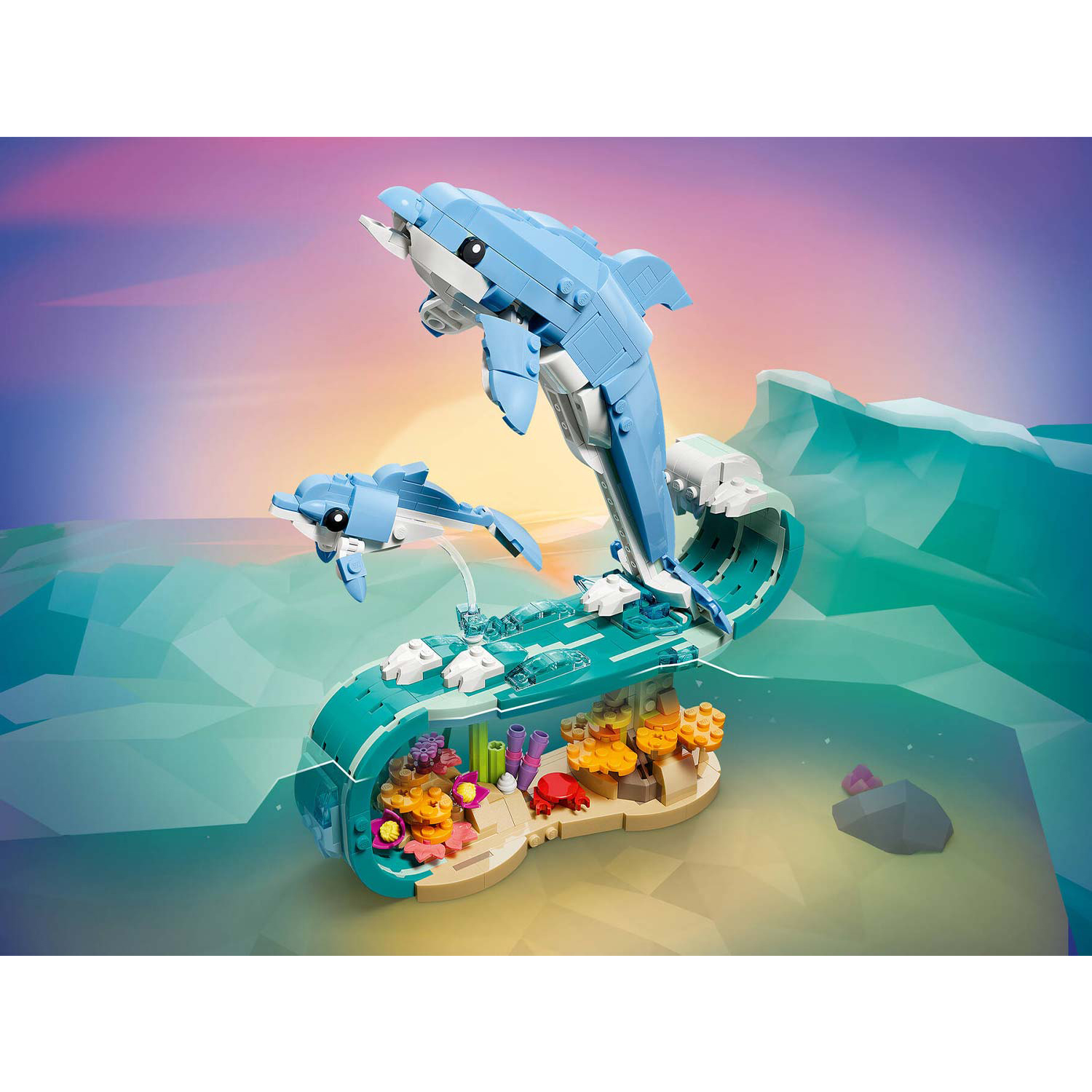 Конструктор LEGO Creator Дельфины 542 дет. - фото 9