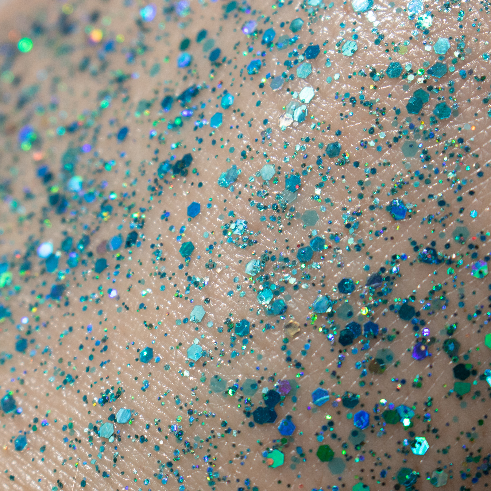 Глиттер шиммер для тела ХОББИЛАБ Ледяная лагуна 30 г - фото 10